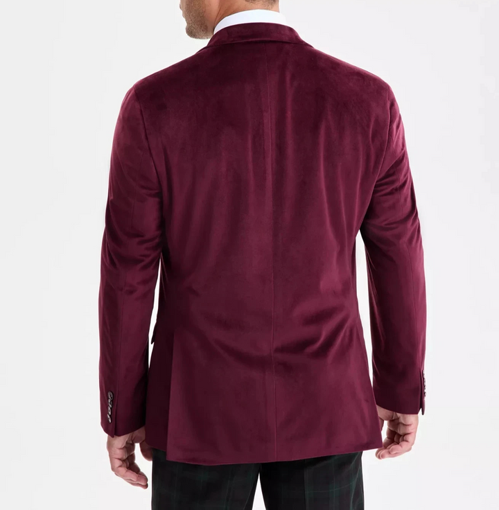 Bar III Men's Slim Fit Velvet Sport Coat Size 40S MSRP $295