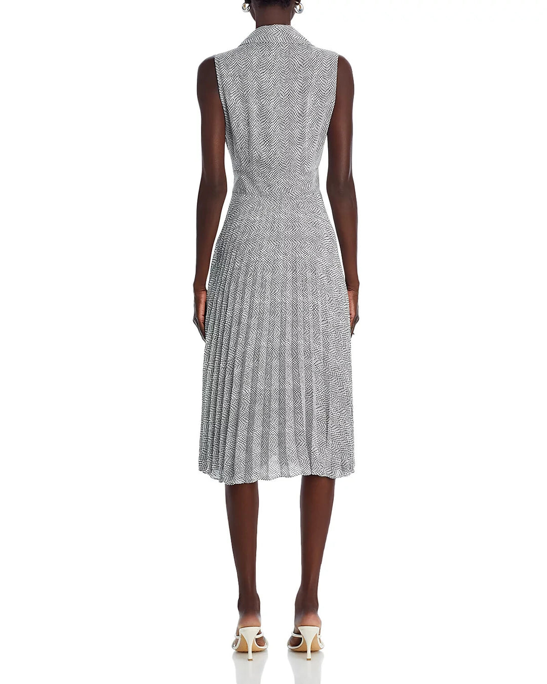 T Tahari Sleeveless Button Down Midi Dress MSRP $138