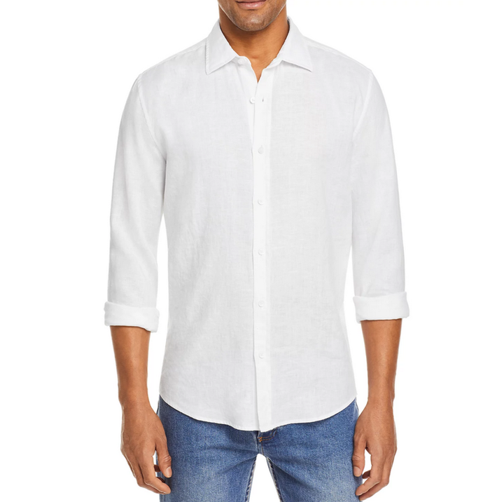 The Men Store Standard Fit Linen Shirt