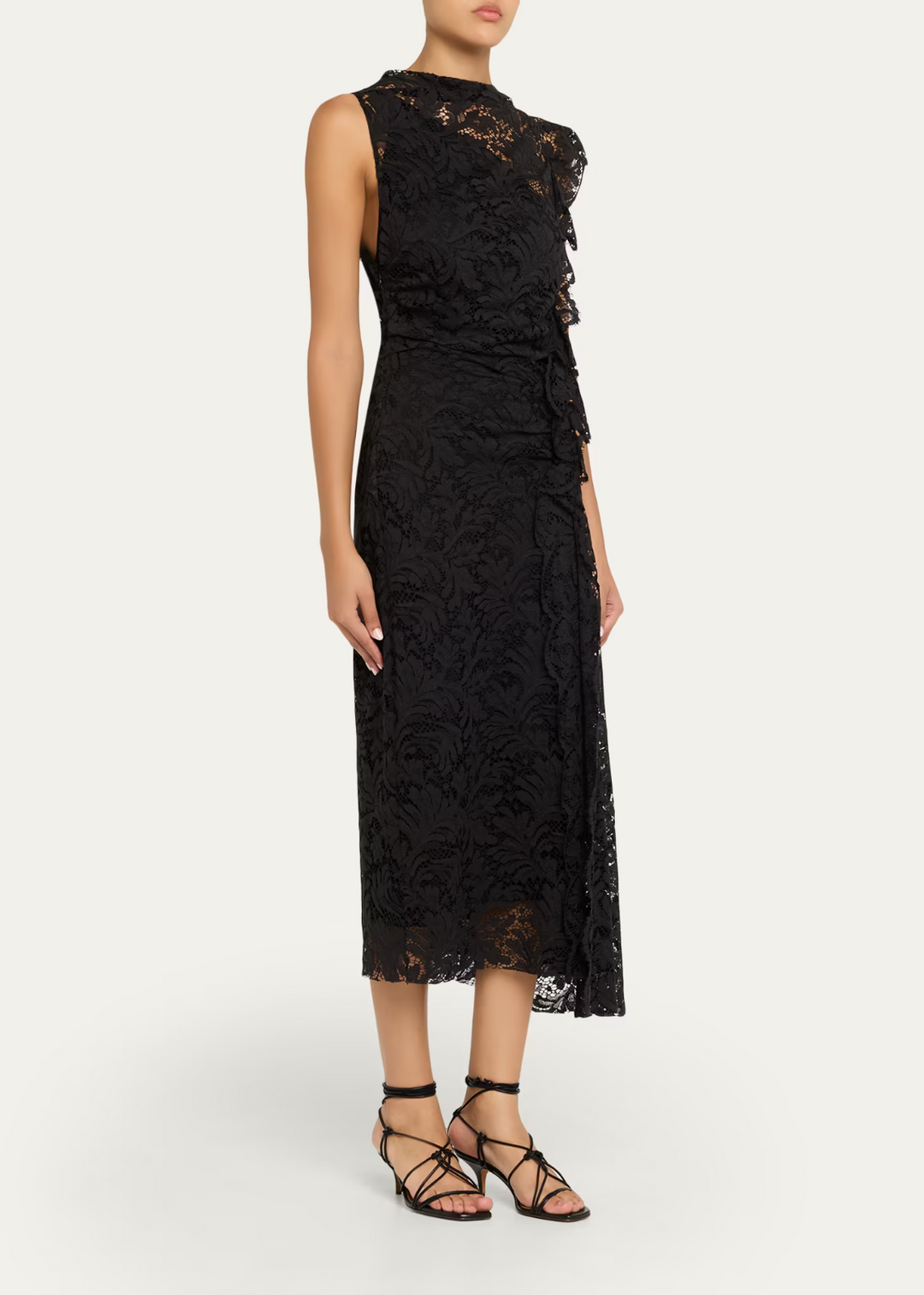 A.L.C. Astrid Draped Lace Dress MSRP $795