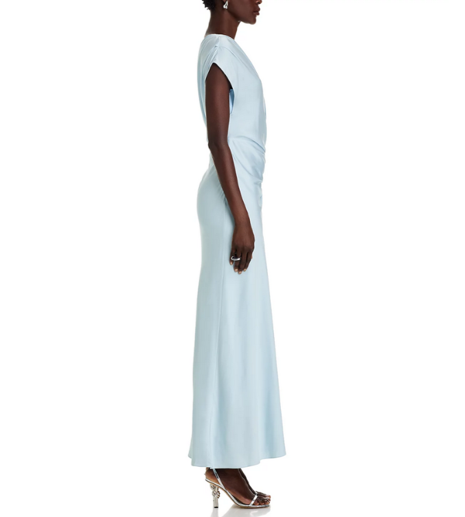A.L.C. Penny Draped One Shoulder Gown MSRP $595
