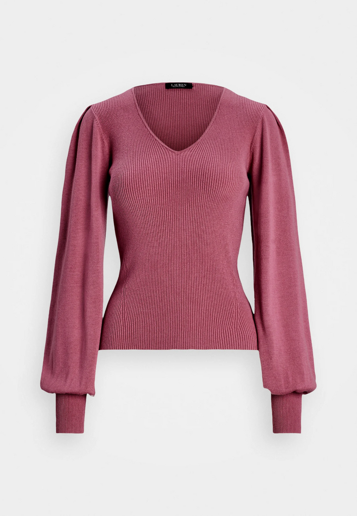 Lauren Ralph Lauren Women's Blouson-Sleeve Sweater MSRP $125