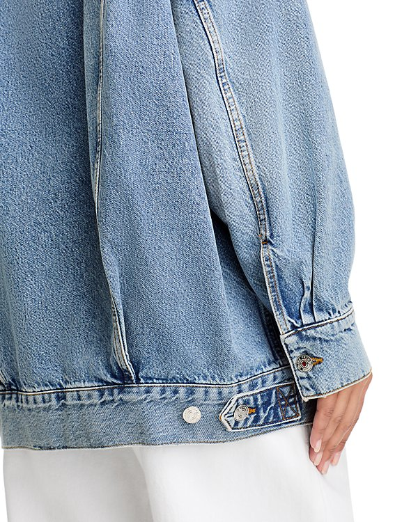 FRAME Extended Denim Jacket MSRP $378