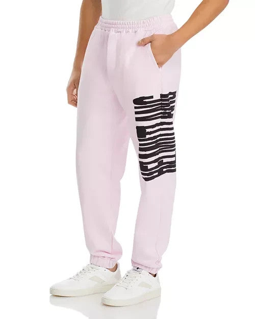 Helmut Lang Stencil Logo Print Jogger Pants MSRP $295