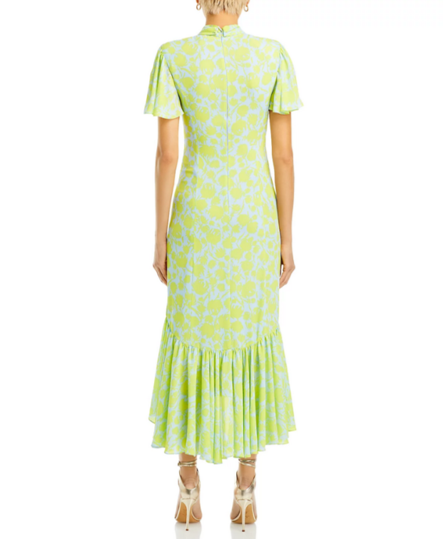 Cinq à Sept Graphic Floral Peeta Dress MSRP $495