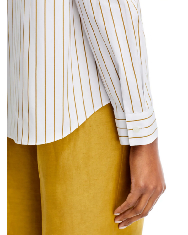 Lafayette 148 New York Hayward Shirt MSRP $598
