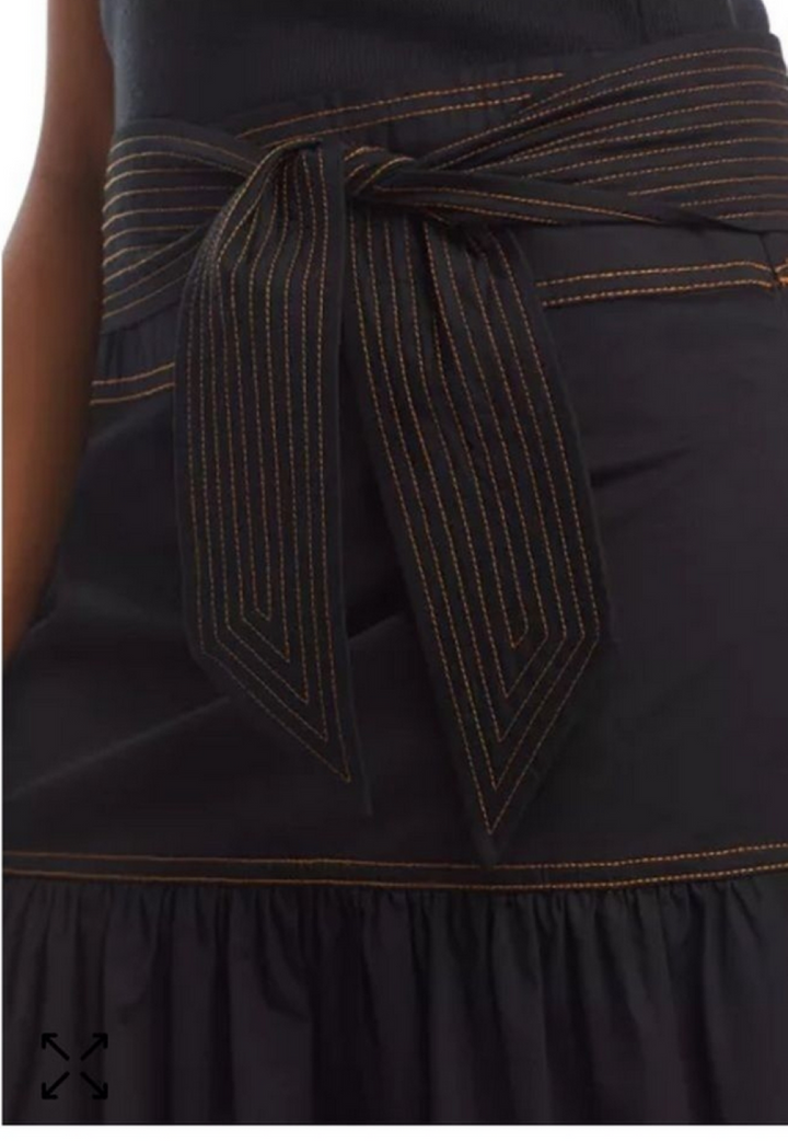 Veronica Beard Austyn Belted Midi Dress MSRP $428