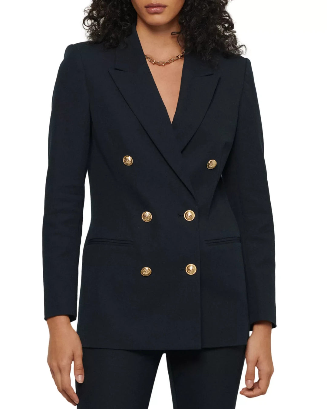 Derek Lam 10 Crosby Walter Double-Breasted Blazer MSRP $550