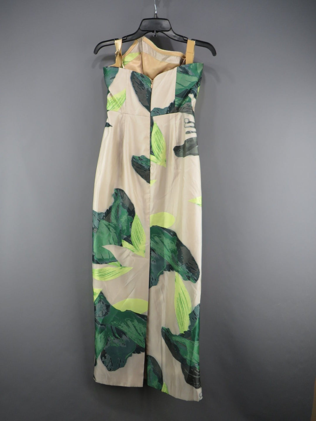 MILLY Asymmetrical Tropical Jacquard Dress MSRP $795