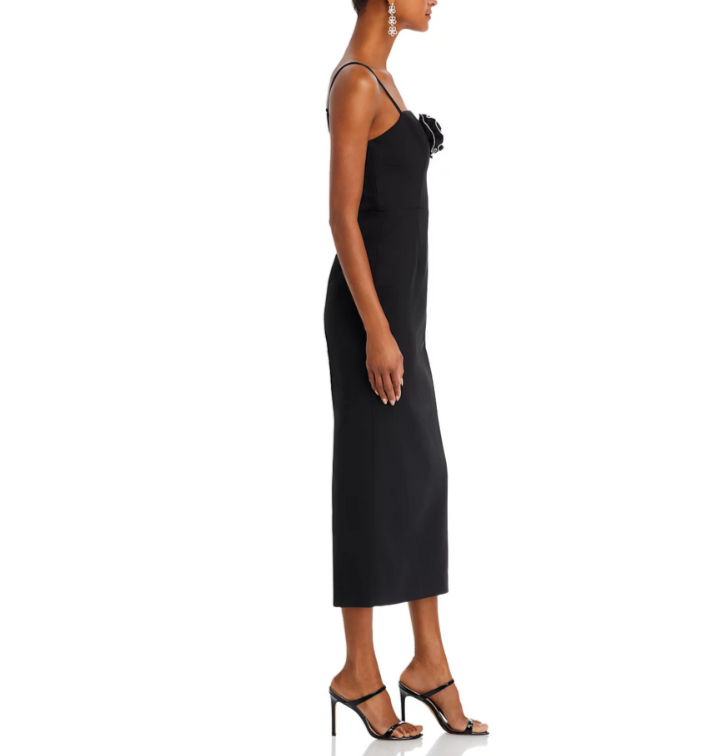 MILLY Allison Rosette Trim Boned Bodice Dress MSRP $425