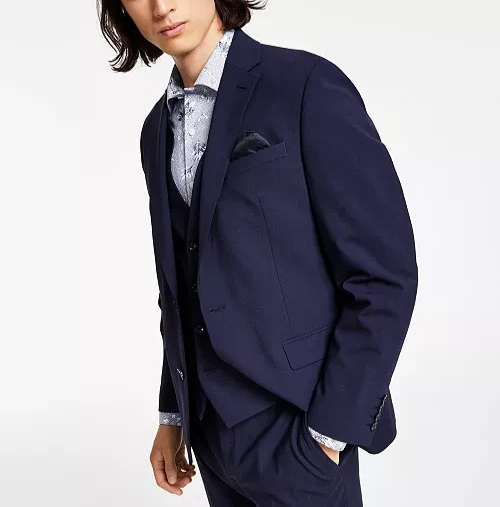 Bar III Slim-Fit Wool-Blend Suit Jacket MSRP $425