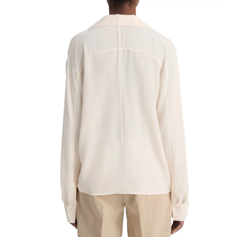 Vince Silk Dolman Sleeve Shirt MSRP $395