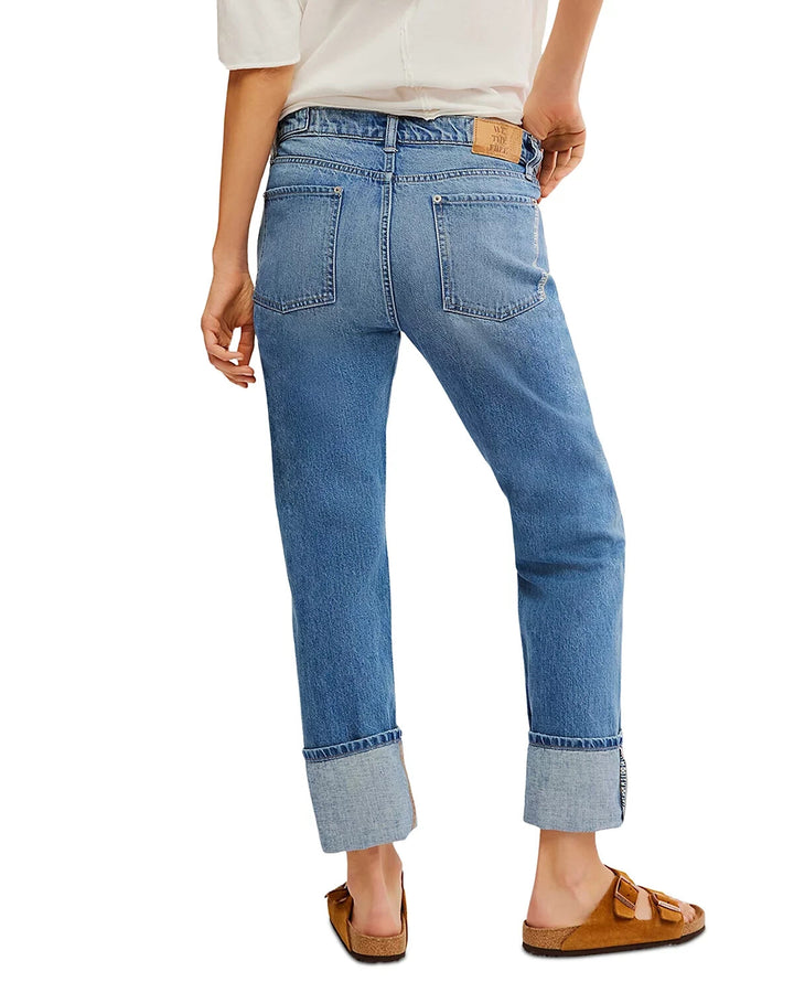Free People Slim Shade Selvedge Straight Jeans MSRP $148