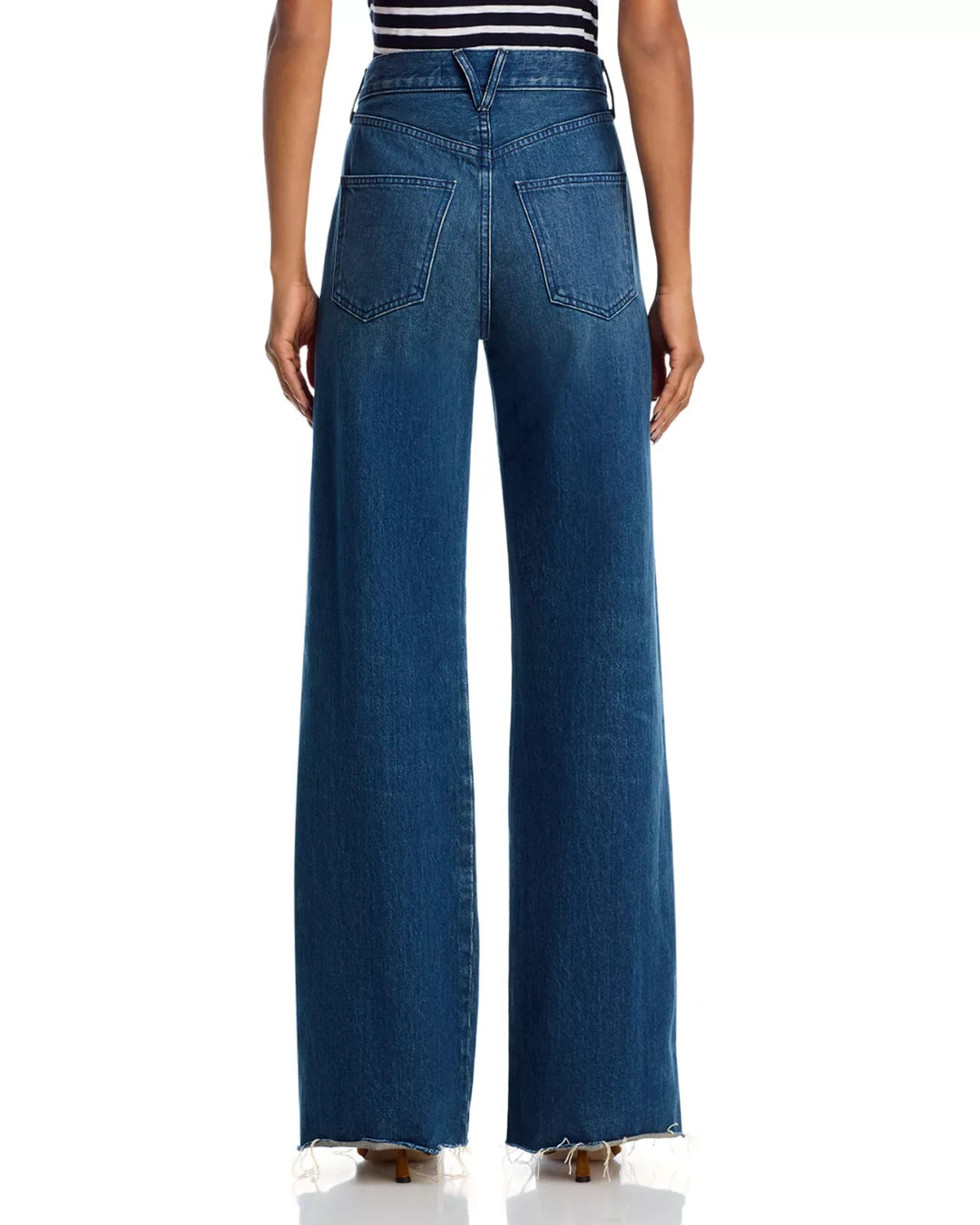 Veronica Beard Taylor High Rise Wide Leg Jeans MSRP $348