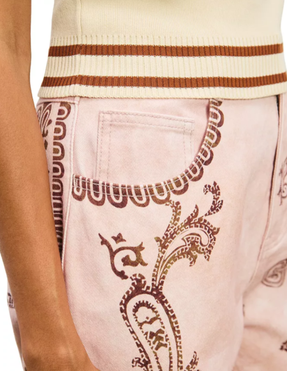 Alémais Akia High Rise Straight Jeans MSRP $390