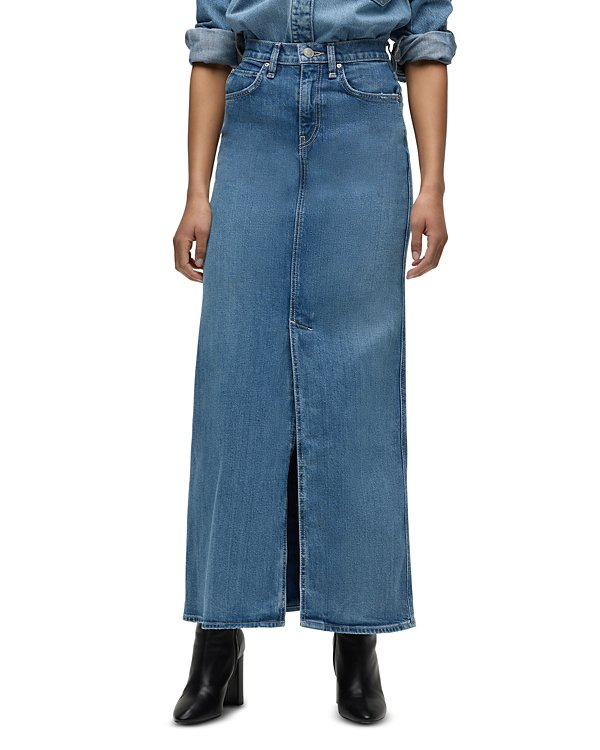 Hudson Denim Maxi Skirt MSRP $235