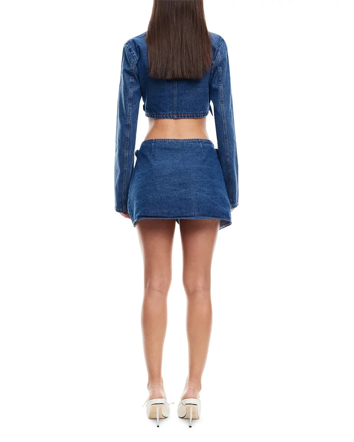 Lioness Anja Denim Mini Skirt MSRP $69