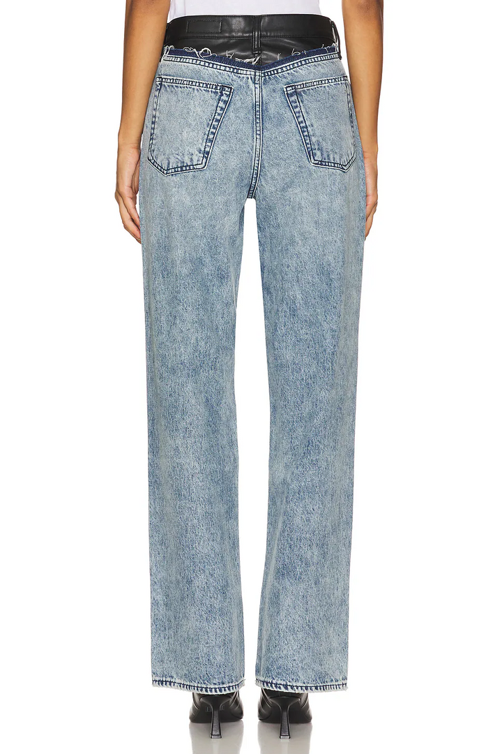 Rag & Bone Shea High-Rise Lefferts Relaxed Straight Jean MSRP $298