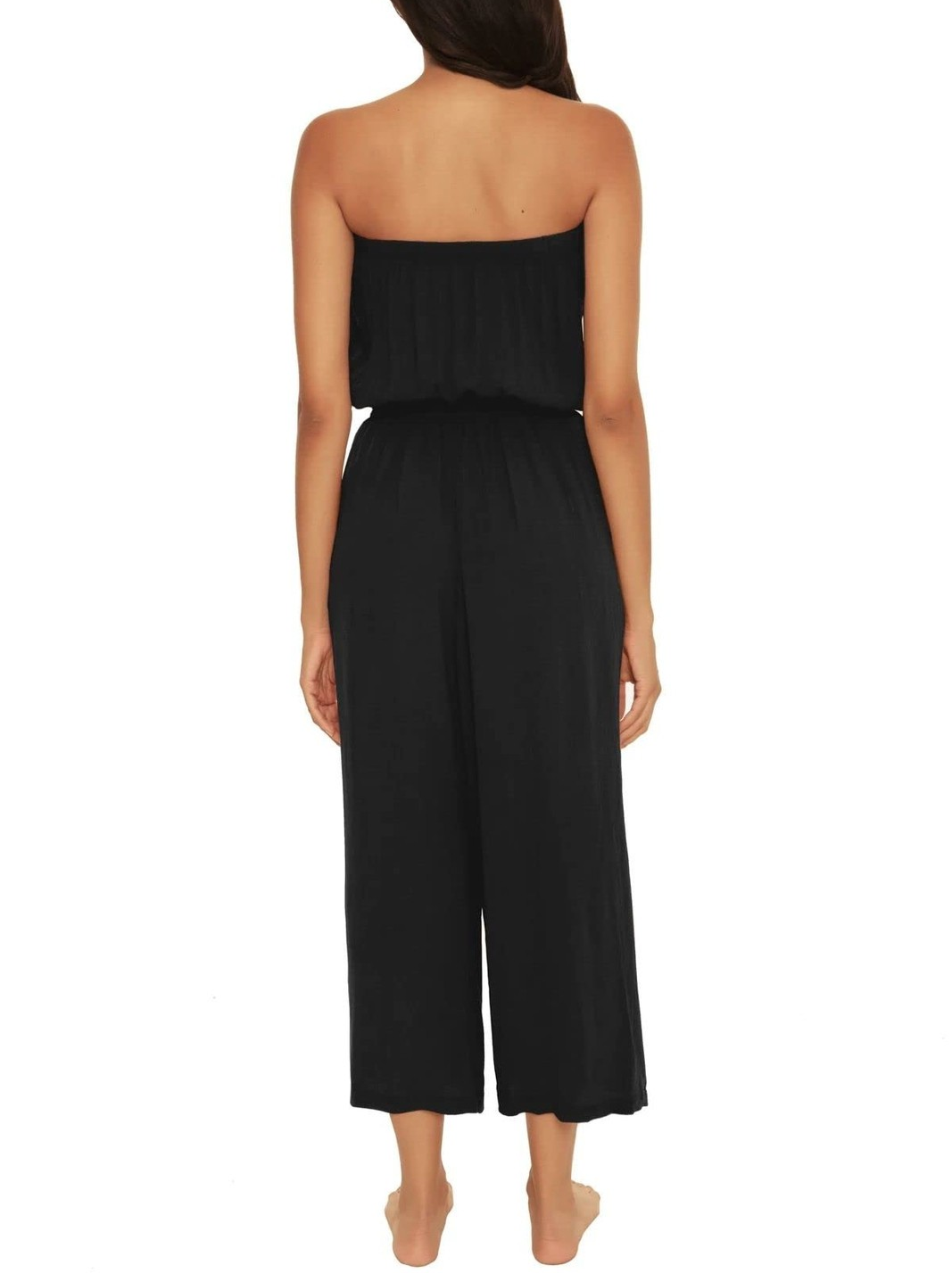 BECCA Ponza Strapless Cover Up Jumpsuit MSRP $88