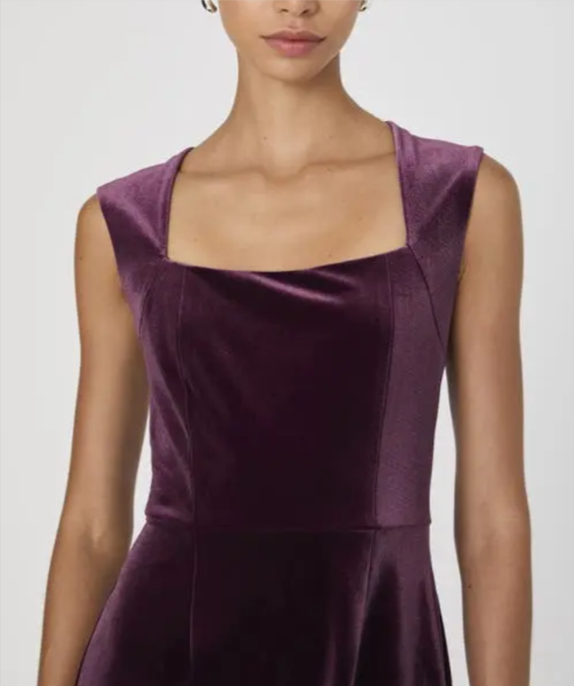 FRENCH CONNECTION Velvet Dress MSRP $138