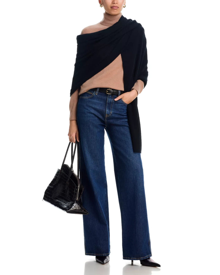 C by Bloomingdale's Cashmere 100% Cashmere Travel Wrap MSRP $198