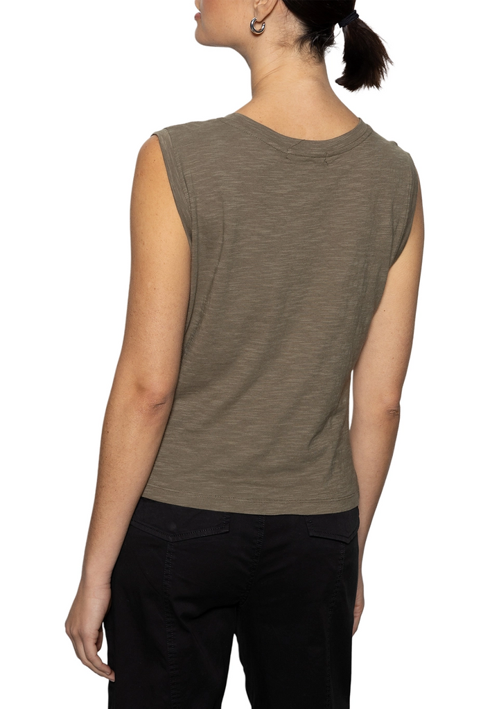 Sanctuary Women's Draped Sleeveless Crewneck Tank MSRP $39