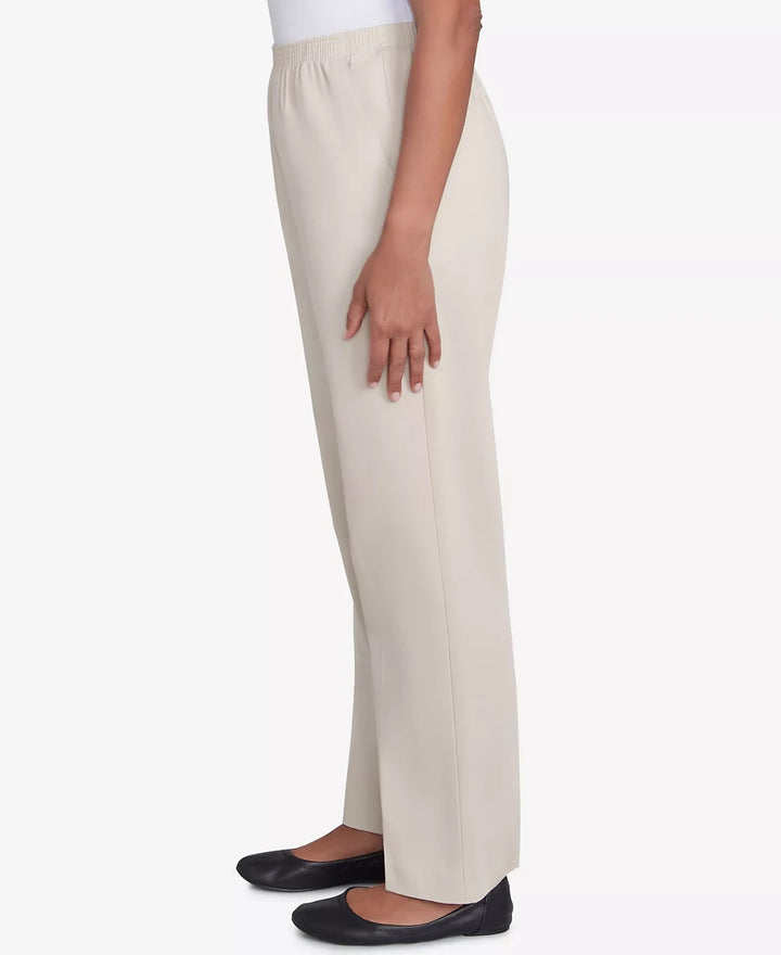 Alfred Dunner Petite Mid-Rise Casual Pants MSRP $44.50