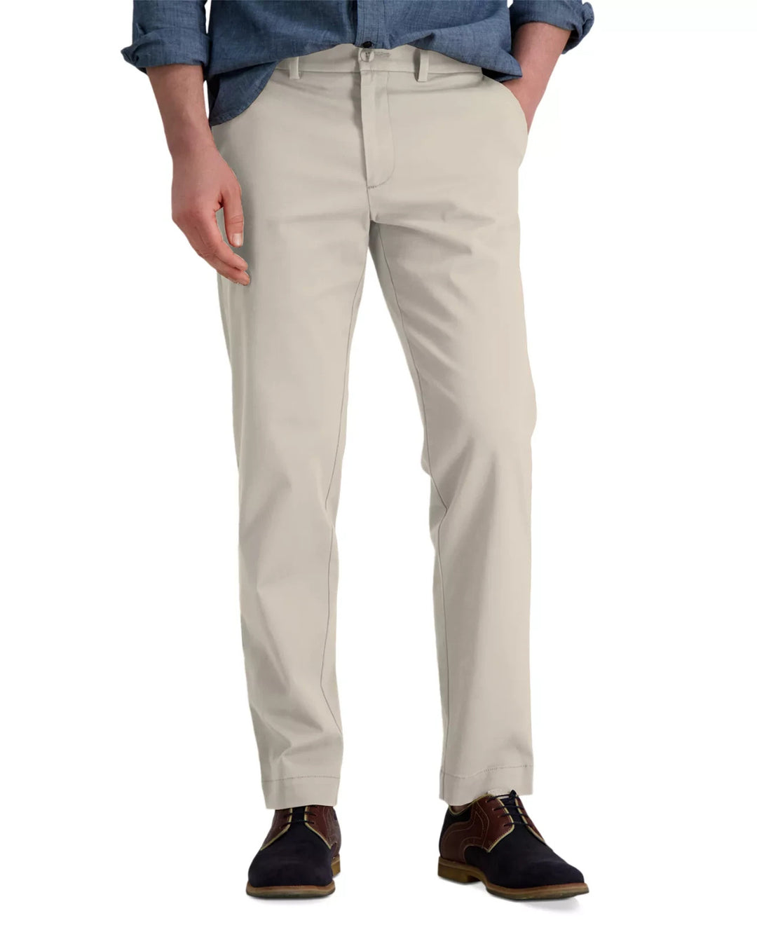 Haggar Men's Life Khaki™ Straight Fit Comfort Pant MSRP $80