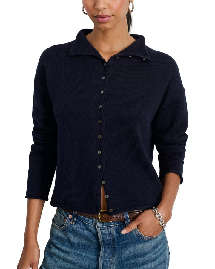 Alex Mill Taylor Roll-Neck Cardigan MSRP $165