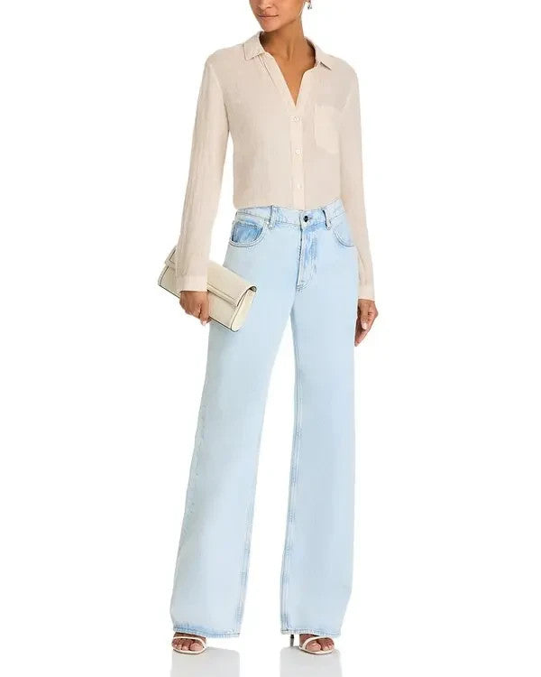 Bella Dahl Linen Button Pocket Shirt MSRP $152