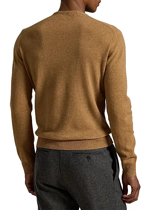 Polo Ralph Lauren Wool Regular Fit Crewneck Sweater MSRP $198