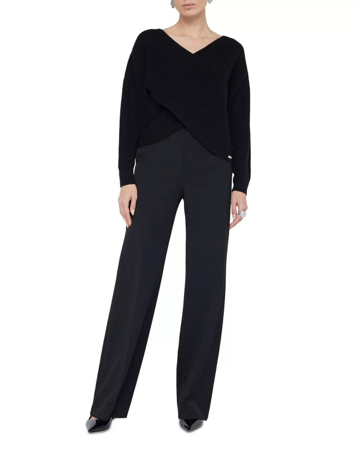 L'AGENCE Antonella V Neck Sweater MSRP $375