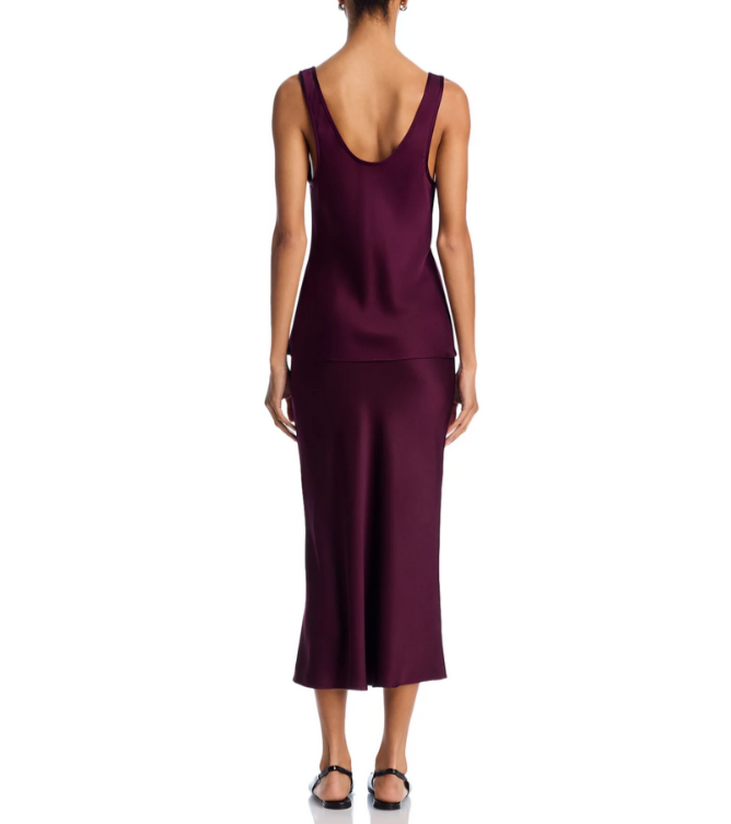 Anine Bing Silk Midi Skirt MSRP $300