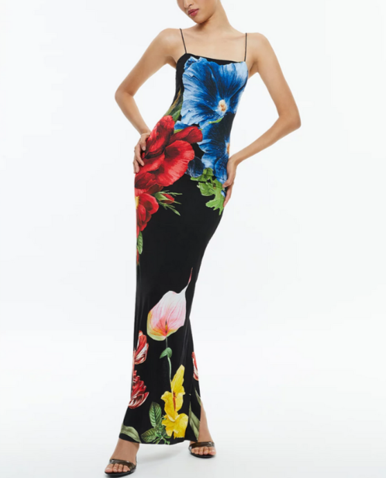 Alice and Olivia Fifi Maxi Dress MSRP $440