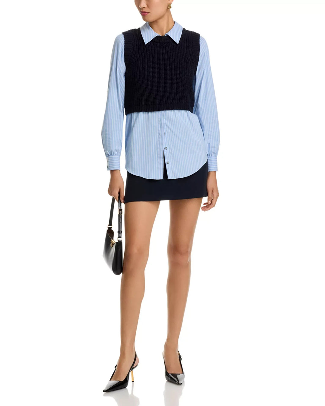 Cinq à Sept Mara Shaker Pullover Sweater MSRP $345