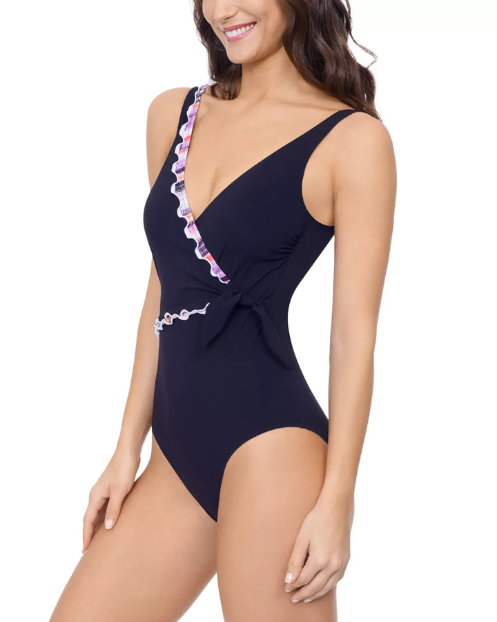 Profile by Gottex Riga Tricolore Swimsuit MSRP $148
