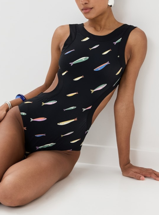 STAUD Dolce One Piece Swimsuit MSRP $230