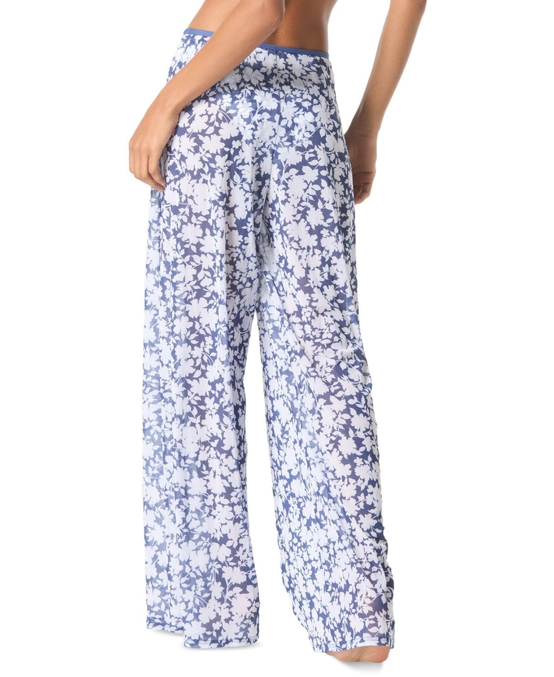Michael Kors MICHAEL Women's Floral Print Cover-Up Pants MSRP $94