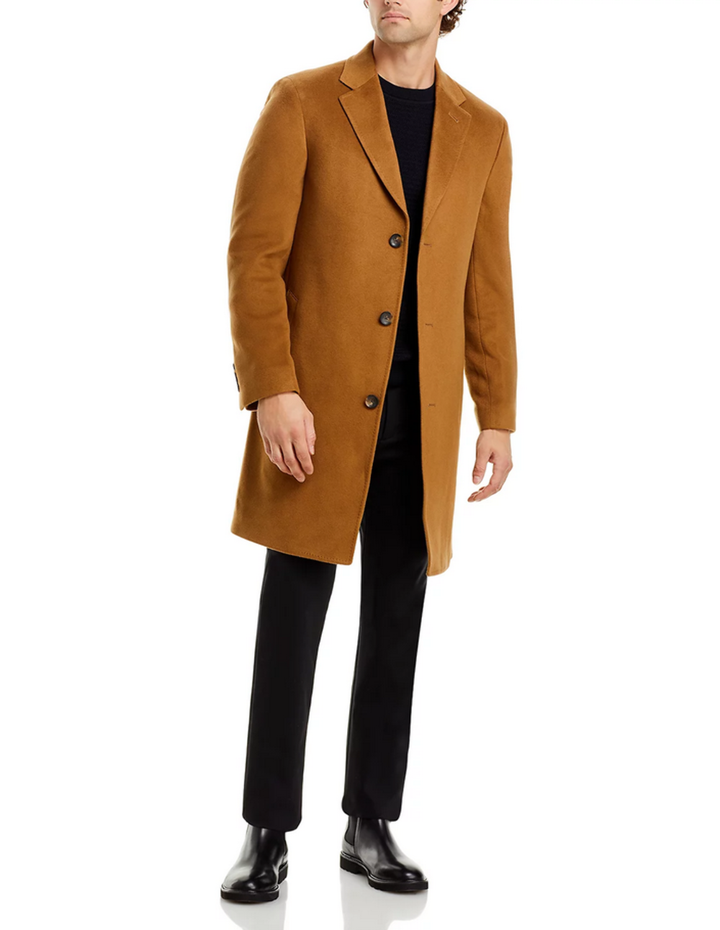 The Men Store Darrien Cashmere Top Coat MSRP $1198