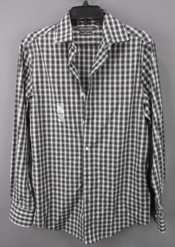 Tommy Hilfiger THFlex Regular Fit Cotton Shirt MSRP $85