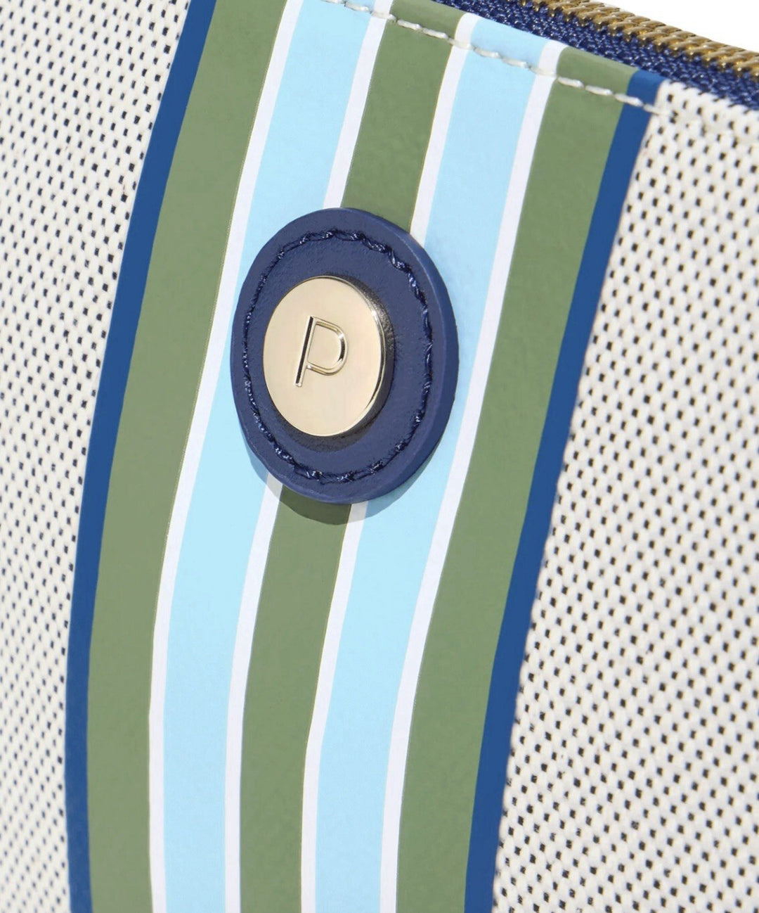 PARAVEL Cabana Medium Canvas Zip-top Pouch MSRP $55