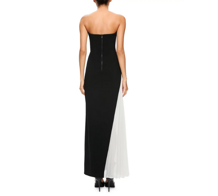 Alice and Olivia Retha Strapless Maxi Dress MSRP $595