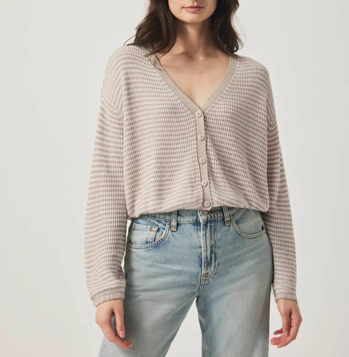 Splendid Bri Striped Cardigan MSRP $158
