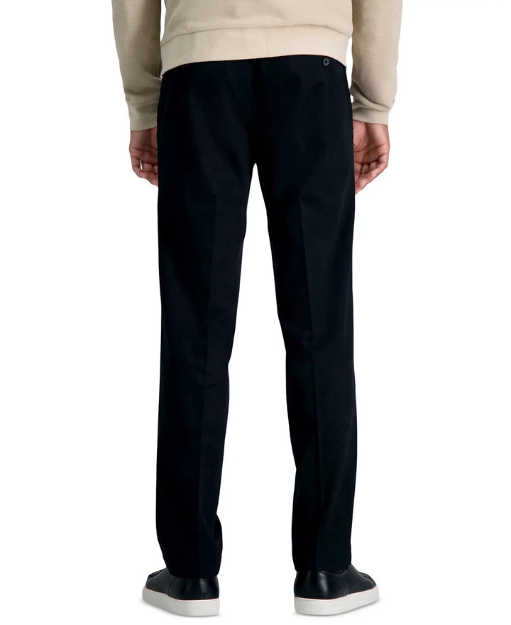 Haggar Premium No Iron Khaki Straight-Fit Stretch Flat-Front Pants MSRP $70