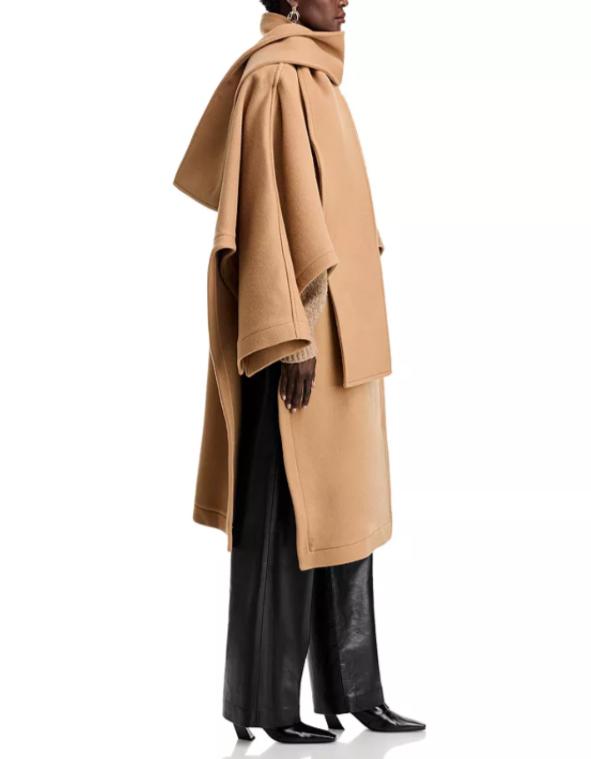 A.W.A.K.E. MODE Wool Poncho Coat MSRP $1315