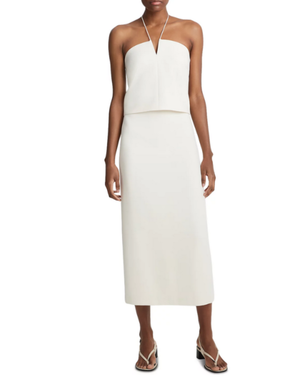 Vince Notch Neck Halter Top MSRP $265