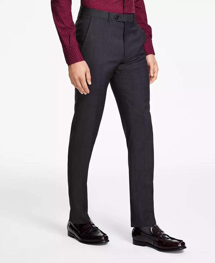Alfani Men's Slim-Fit Windowpane Check Suit Pants MSRP $135