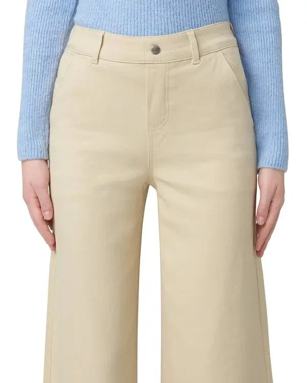 Hue High Rise Frayed Wide Leg Jeans MSRP $68