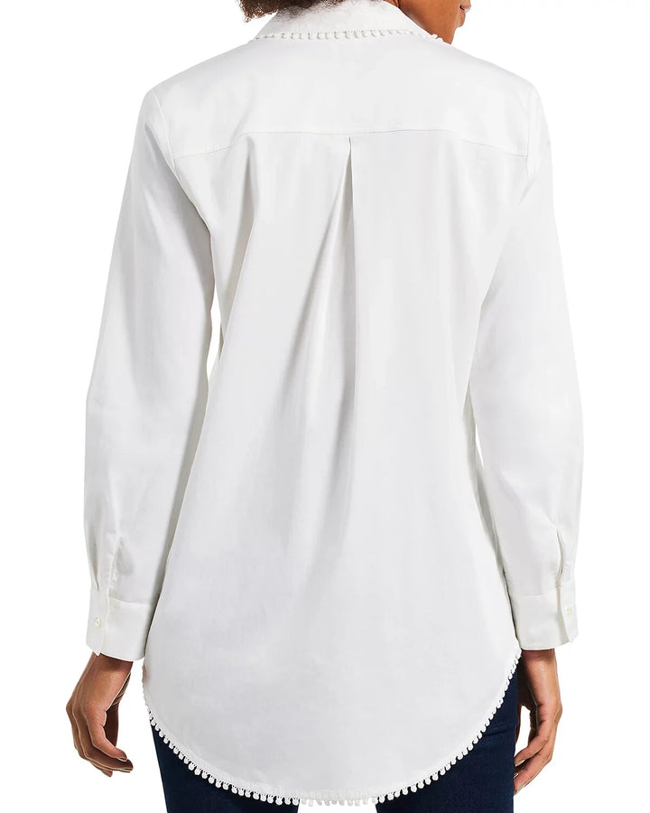 NIC+ZOE Round About Button Front Shirt MSRP $148