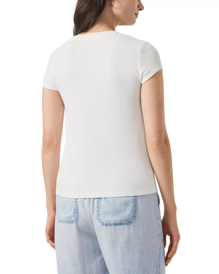 Splendid Hailey Rib V Neck Tee MSRP $58